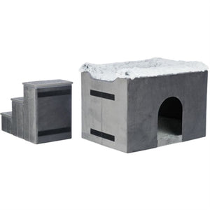 Trixie Hondenmand Huis Harvey Met Trap Grijs / Wit 119X50X47 Cm