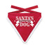 Plenty Gifts Kerst Bandana Santa's Favourite Dog Rood 12-16 CM 10X13 CM