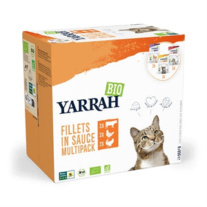 Yarrah Cat Multipack Pouch Filets In Saus 8X85 GR