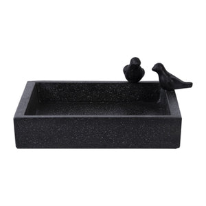 Best For Birds Vogelbad Terrazzo Granito Grijs 31,5X31,5X12,5 CM