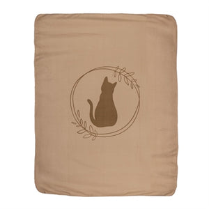 Merkloos Fleeceplaid Kat 180X130 CM