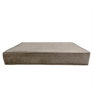 Madison Friends Orthopedisch Memory Velvet Hondenkussen Taupe 100X70 CM