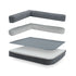 Madison Friends Hondenmand Royal Afritsbaar Grijs 120X80 CM