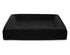 Bia Bed Royal Fluweel Hoes Hondenmand Zwart Bia-4 85X70X15 Cm