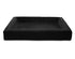 Bia Bed Royal Fluweel Hoes Hondenmand Zwart Bia-6 100X80X15 Cm
