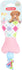 Zolux Puppy Tiny Pluche Bot Roze 18,5X7X3,5 CM