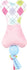 Zolux Puppy Tiny Pluche Bot Roze 18,5X7X3,5 CM