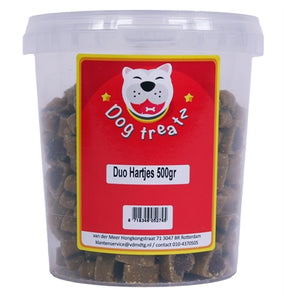 Dog Treatz Duo Hartjes 500 GR