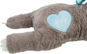 Trixie Pluche Luiaard Grijs Met Heartbeat Voor Puppy 34 Cm