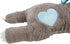 Trixie Pluche Luiaard Grijs Met Heartbeat Voor Puppy 34 Cm