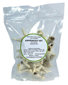 Petsnack Kippenpoten Wit 10 ST