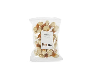 Petstyle Living Geknoopt Bot Wit Met Kip 10-11 CM 20 ST