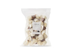 Petstyle Living Geknoopt Bot Wit Met Eend 10-11 CM 20 ST