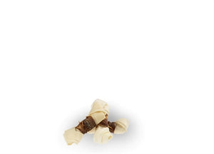 Petstyle Living Geknoopt Bot Wit Met Eend 12,5-13,5 CM 10 ST