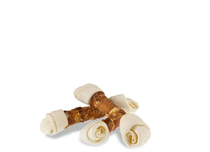 Petstyle Living Geknoopt Bot Wit Met Eend 20-21 CM 6 ST