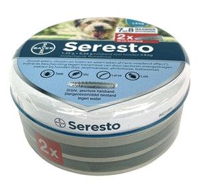 Bayer Seresto Teken- En Vlooienband Hond TOT 8 KG 38 CM 2 ST