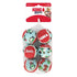 Kong Holiday Squeakair Bal Assorti 6,5X6,5X6,5 CM 6 ST