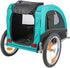 Trixie Hondenfietskar Limited Edition Zwart / Turquoise 75X63X68 CM TOT 22 KG