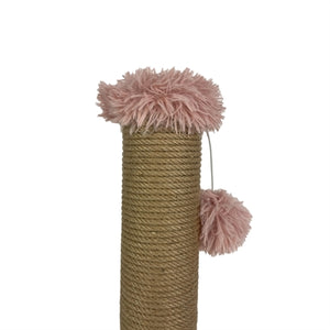 Foeiii Krabpaal Pluche Roze 39X39X80 CM