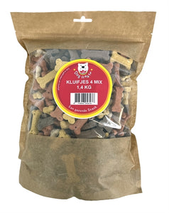 Dog Treatz Kluifje 4 Mix 1,4 KG