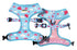 Croci Hondentuig Vliegende Varkens Dubbelzijdig Blauw / Roze 30-39 CM