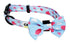 Croci Halsband Hond Vliegende Varkens Met Afneembare Strik 32-50X2 CM