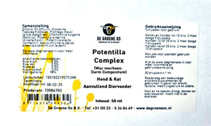 De Groene Os Potentilla Complex Hond / Kat 50 ML