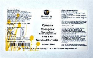 De Groene Os Cynara Complex Hond / Kat 50 ML