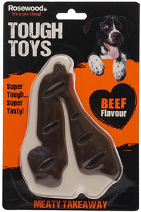 Rosewood Tough Toys Meaty Beef Takeaway Steak 16,5X11X3,5 CM