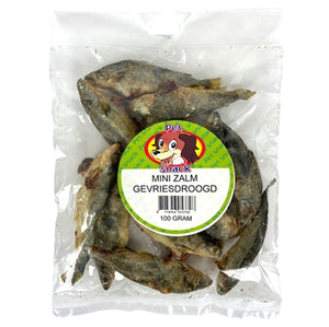 Petsnack Mini Zalm Gevriesdroogd 100 GR