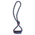 Happy Pet Knoop En Spoel Tugger Flostouw Blauw / Oranje 48X13X4 CM
