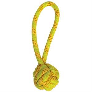 Happy Pet Ropee Bal Tugger Flostouw Geel / Oranje 26X9X10 CM