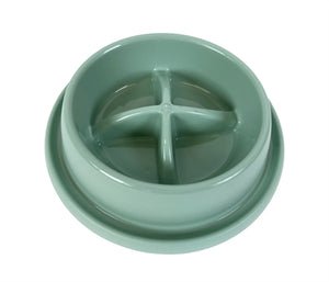 Happy Pet Mad About Pets Voerbak Adagio Slow Feeder Salie Groen 21,5X20,5X5,5 CM 500 ML