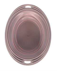 Happy Pet Mad About Pets Voerbak / Drinkbak Opvouwbaar Blush Roze 19X14,5X5,5 CM 500 ML