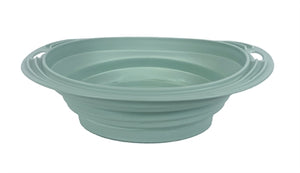 Happy Pet Mad About Pets Voerbak / Drinkbak Opvouwbaar Salie Groen 19X14,5X5,5 CM 500 ML