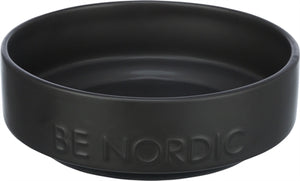 Trixie Be Nordic Voerbak Hond Keramiek / Rubber Zwart 16 Cm
