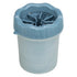 Trixie Pootreiniger Voor De Hond Silicone / Pp Blauw Small 11 Cm