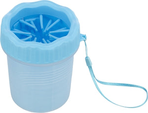 Trixie Pootreiniger Voor De Hond Silicone / Pp Blauw SMALL 11 CM