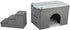 Trixie Hondenmand Huis Harvey Met Trap Grijs / Wit 154X60X60 Cm