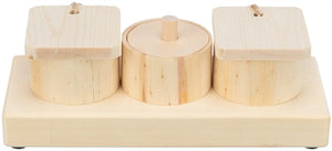 Trixie Snack Cups Voor Ratten En Konijnen Hout 15X45X6 CM