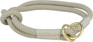 Trixie Halsband Hond Soft Half-Slip Grijs / Lichtgrijs 55X1 Cm
