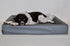 Bia Bed Kunstleer Hoes Hondenmand Grijs Bia-7 120X100X15 Cm