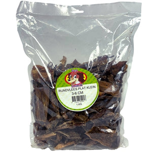 Petsnack Rundvlees Plat Kleine Stukjes 3-6 CM-1 KG