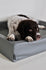 Bia Bed Kunstleer Hoes Hondenmand Grijs Bia-6 100X80X15 Cm