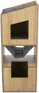 TRIXIE CITYSTYLE CAT TOWER BRUIN / GRIJS