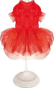 Croci Honden Jurk Xmas Sparkling Rood 45 CM