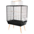 Zolux Vogelkooi Neo Jili Zwart 78X48X81/112 Cm
