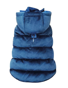 Croci Hondenjas Velveteen Gevoerd Blauw 45 CM