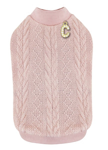 Croci Hondentrui Kabeltrui Gebreid Roze 30 CM