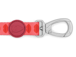 Morso Hondenriem Gerecycled Lipstick Roze 120X1,5 CM TOT 6 KG